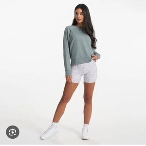 Vuori Blue Crew Neck Sweater Soft Cotton Blend